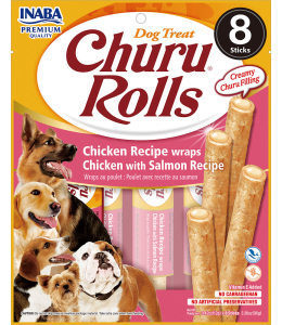 INABA CHURU chicken recipe wraps chicken with salmon recipe 96g/8 packs per pack (12pcs)