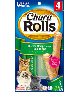 INABA CHURU chicken recipe wraps tuna recipe 40g - 4 sticks per pack (12pcs)