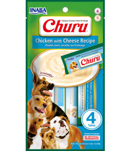 INABA CHURU chicken with cheese recipe  56g - 4 sticks per pack (12pcs)