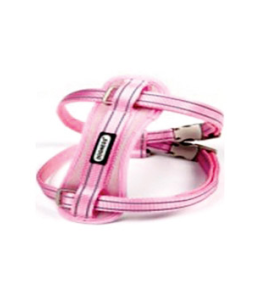 Dogness Reflective Neoprene Pink Harness
