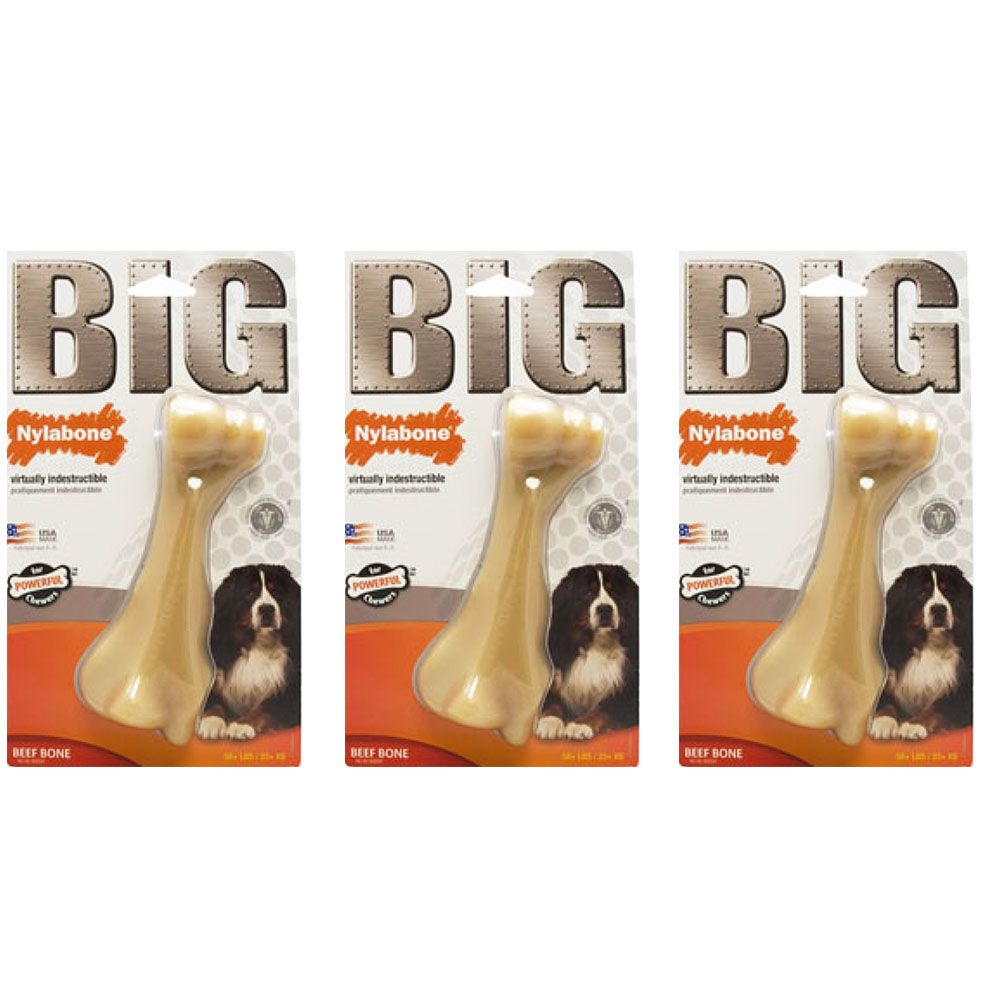 Nylabone DuraChew Big Chew CHICKEN Bone Original (PACK OF 3)