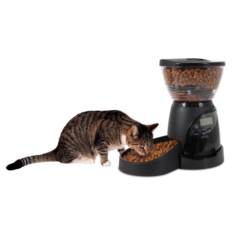 PETMATE ASPEN PET AUTOMATIC LEBISTRO FEEDER 18 CUP / 5LB  BLACK