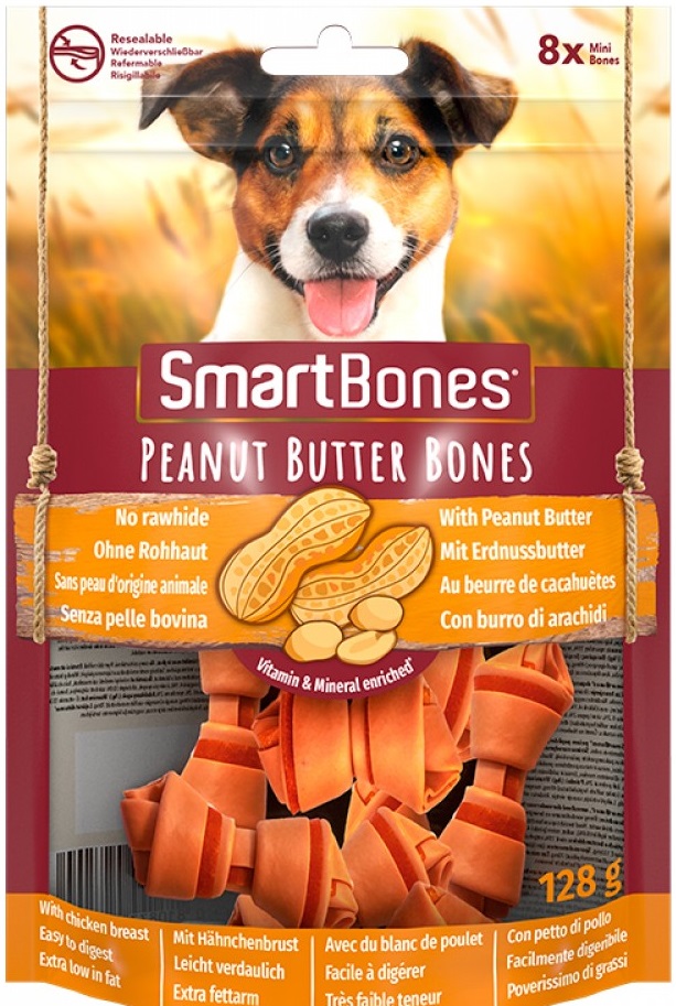 Smartbones Peanut Butter Mini 8 Pk