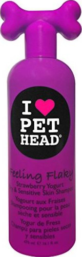 Pet Head TPHF3 Feeling Flaky Strawberry Yogurt 475ml-PACK OF 3