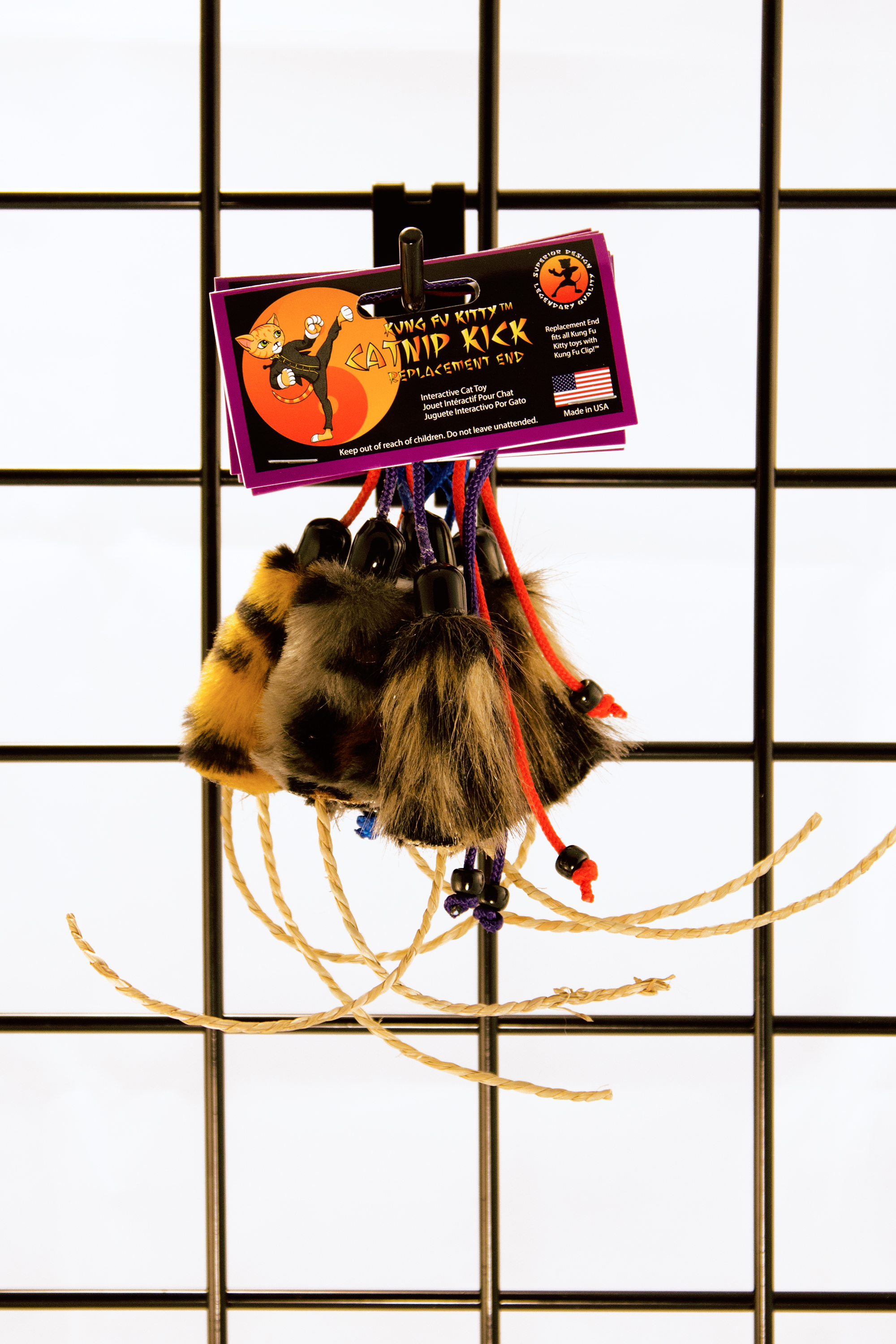 Kung Fu Kitty Catnip Kick Replacement End-PACK OF 3