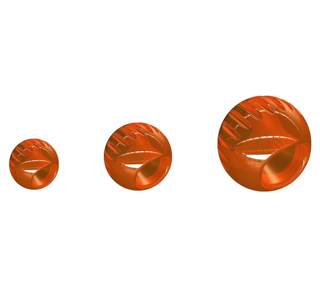 Outward Hound Bionic Opaque Ball Orange Small