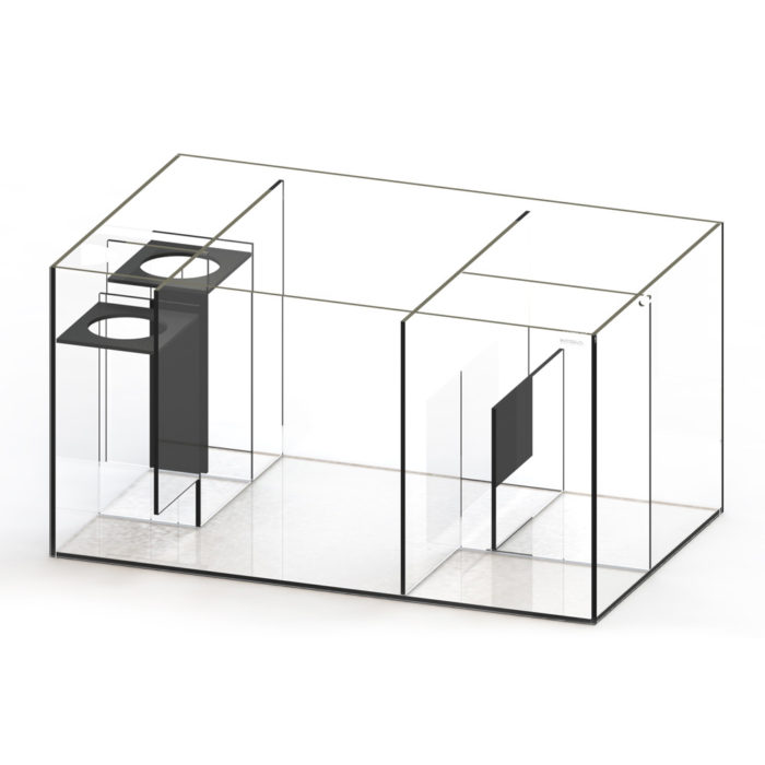 Waterbox Platinum  REEF 130.4+ Cabinet- L 120CM X W 60CM X W 55CM-BLACK