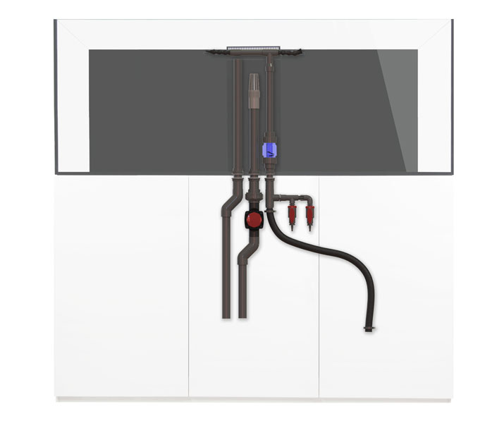 Waterbox Platinum  PRO 220.6+ Cabinet- L 180CM X W 65CM X W 60CM-WHITE