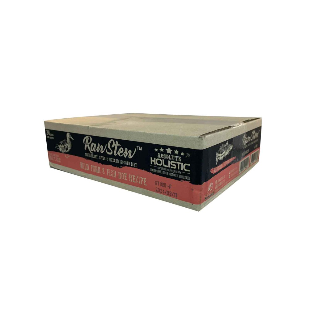 Absolute Holistic RawStew - Wild Tuna & Fish Roe Recipe 80g - (1box 24pcs)