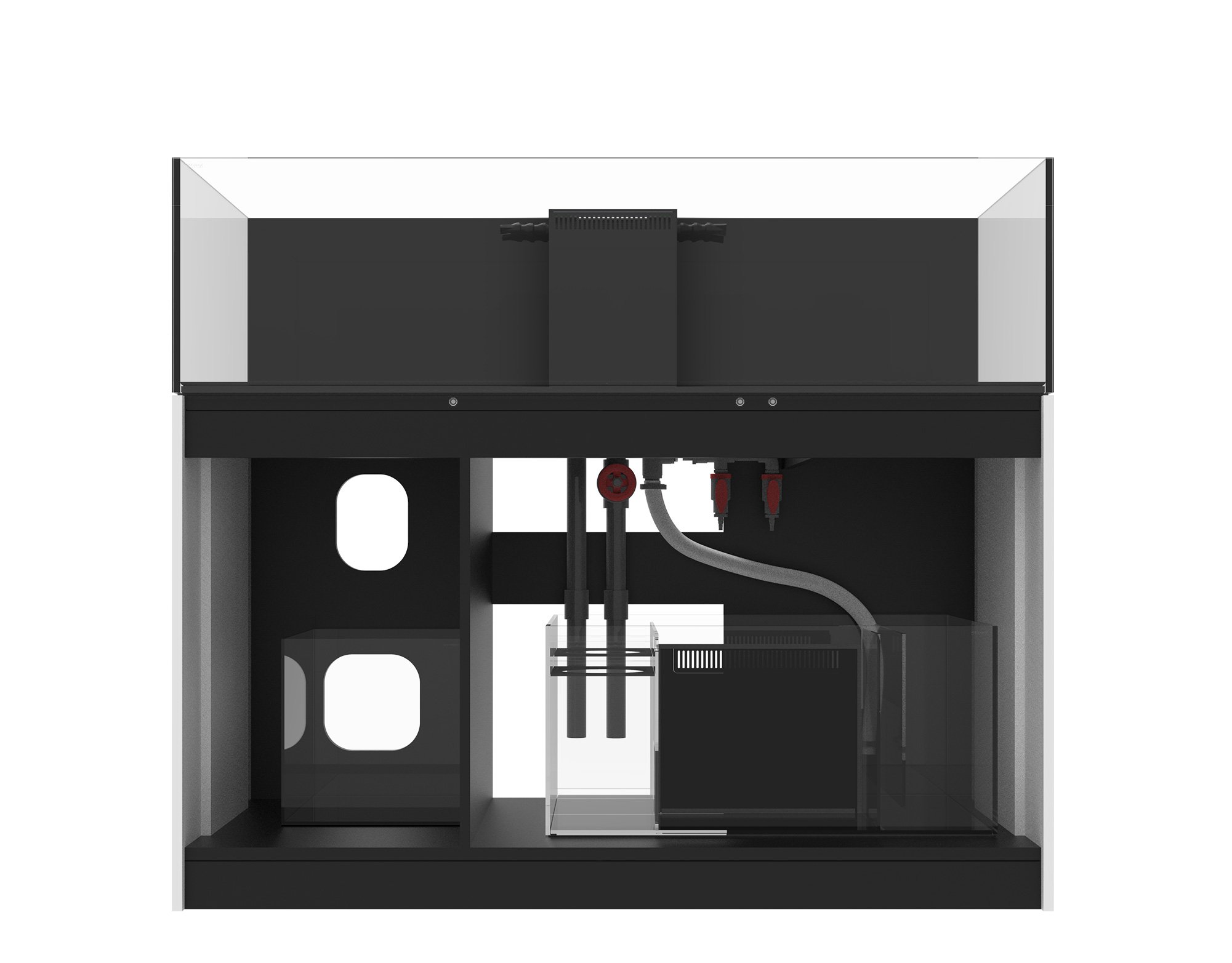 Waterbox FRAG 145.5 L150 X W60 X H40 CMS - Black