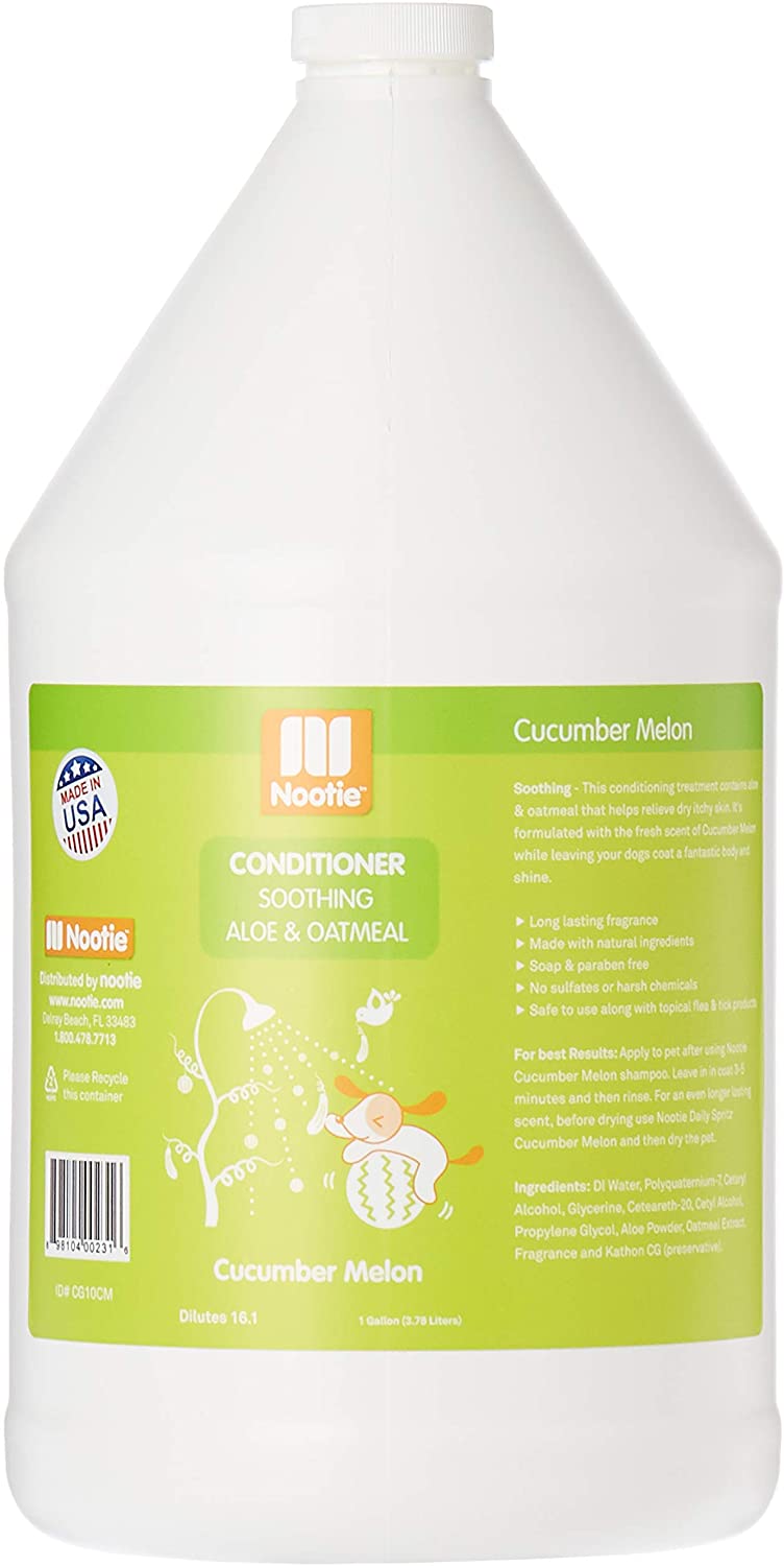 Nootie Conditioner - Soothing Aloe  Oatmeal Conditioner - Cucumber Melon Gallon-PACK OF 2