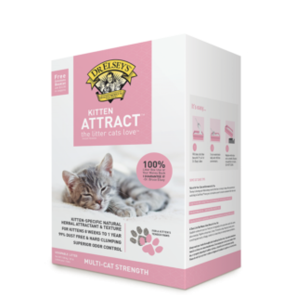 Dr Elsey's Precious Herbal Attractant 99% Dust Free Cat Kitten Attract™ 9kg  (PACK OF 3)