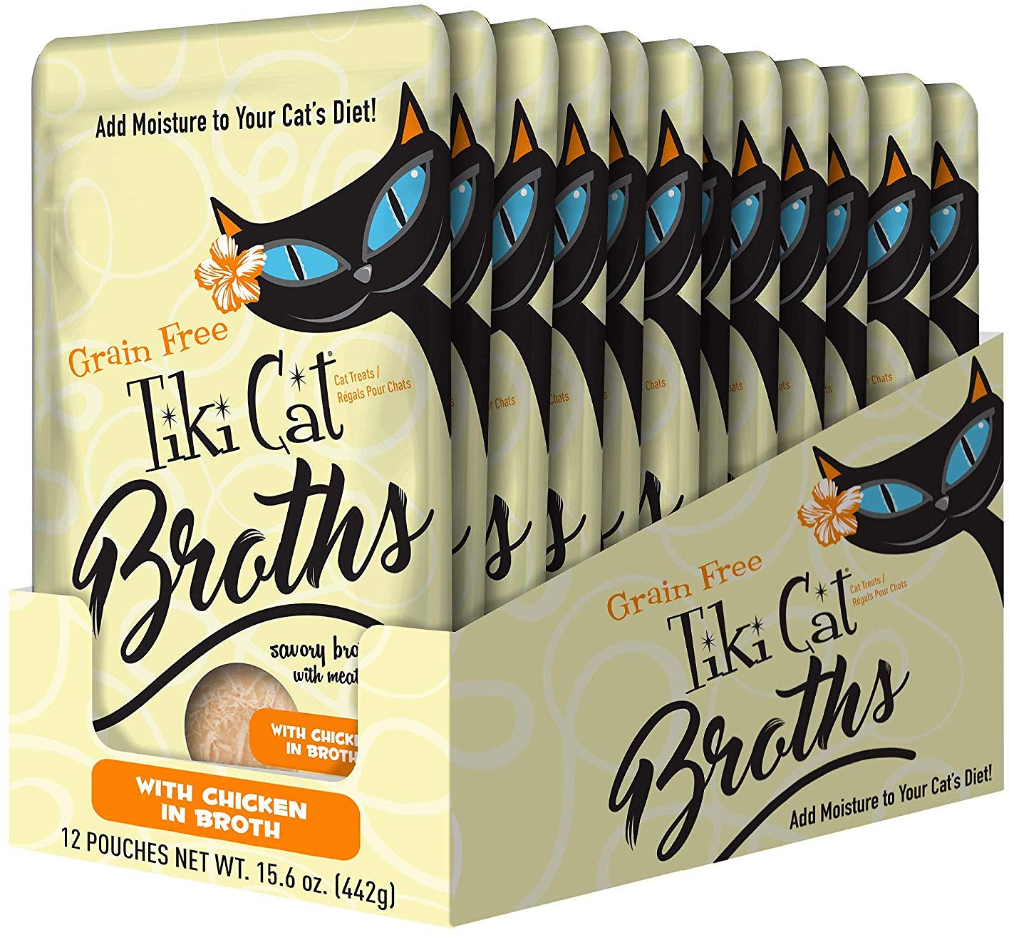 Tiki Cat Broth Chicken  -1.3 oz pouch PACK OF 3