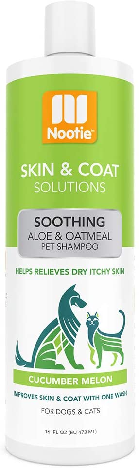 Nootie Soothing Aloe  Oatmeal Shampoo - Cucumber Melon 16oz- (1 BOX -12PCS)