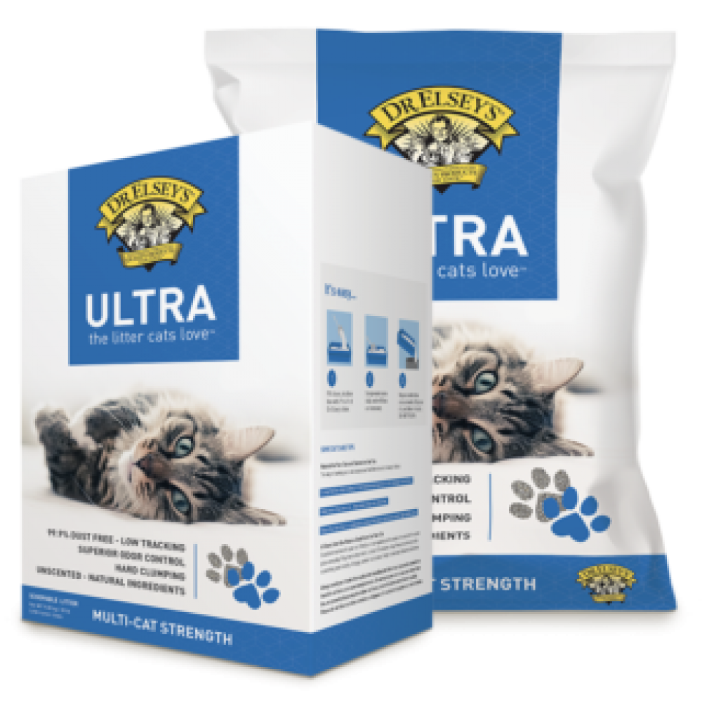 Dr Elsey's Precious Cat Ultra Hard Clumping Non Scented 99% Dust Free 8kg (1box-3)