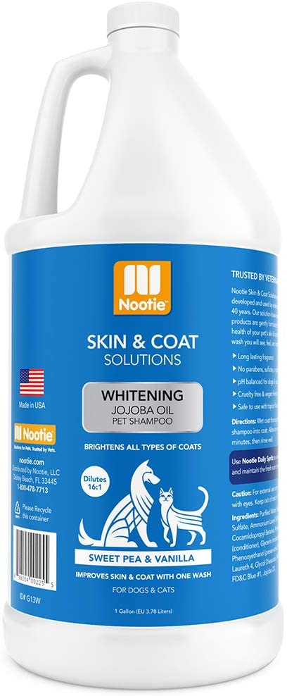 Nootie Whitening Shampoo - Sweet Pea  Vanilla Gallon (3.78 Litres)- 1box - 4pcs