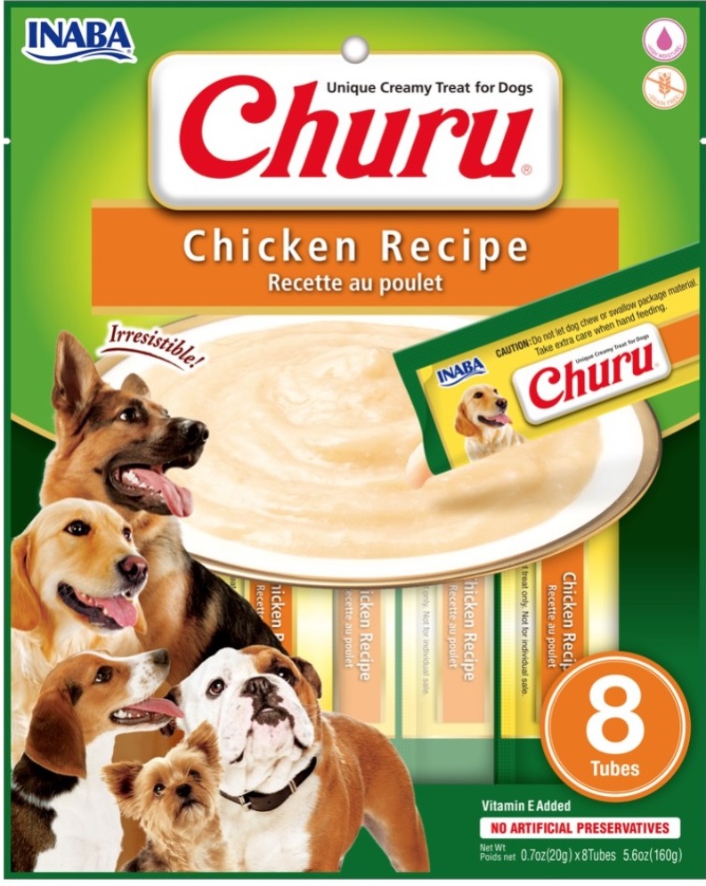INABA CHURU chicken recipe  56g - 4 sticks per pack Pack of 48