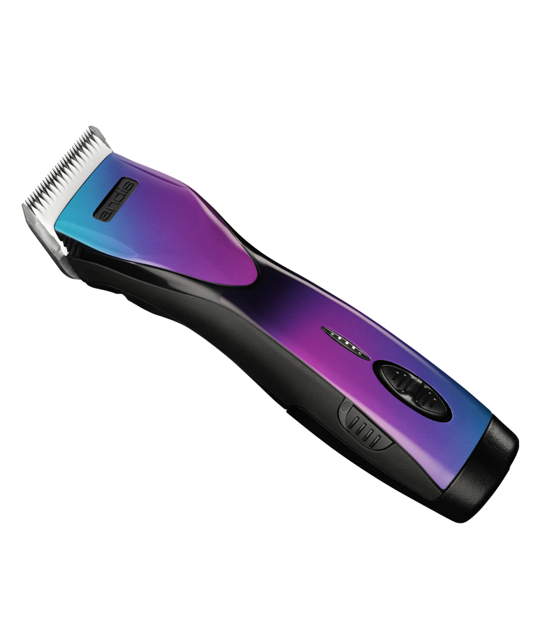 Andis DBLC-2 Pulse ZR  II 5-Speed, Detachable Blade Clipper, Cordless, Lithium Ion Battery - Purple Galaxy (Includes extra battery)
